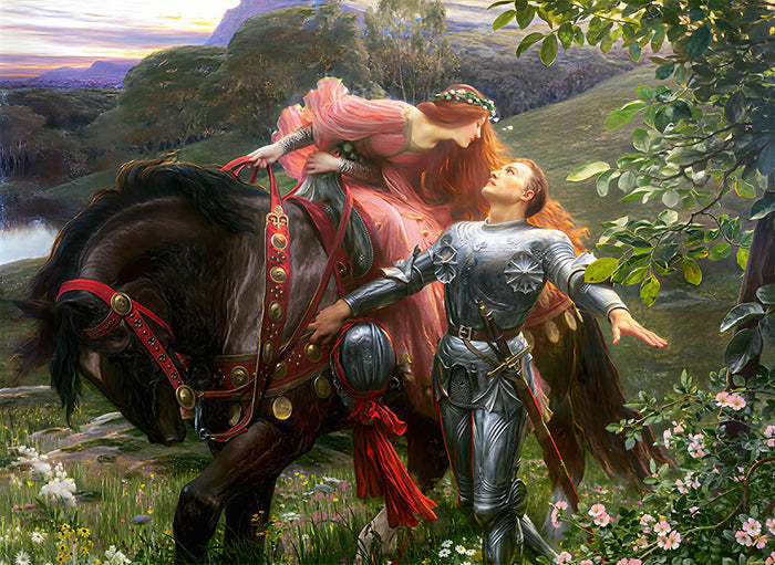La Belle Dame sans Merci by Frank Dicksee - Art Print - Zapista