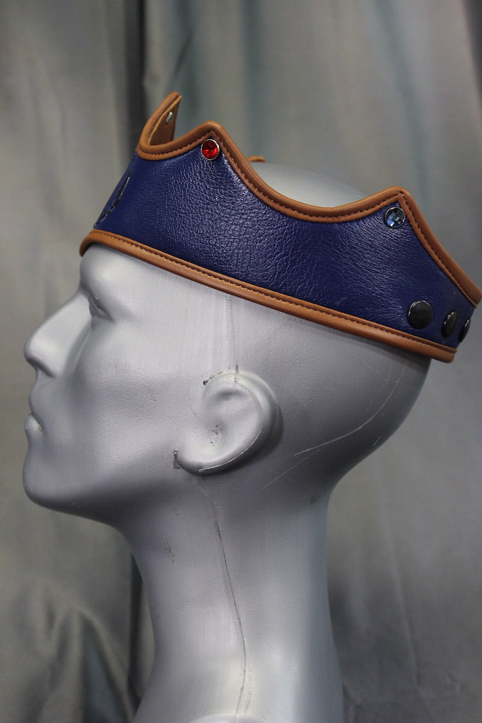 Leather Pride Flag Crown