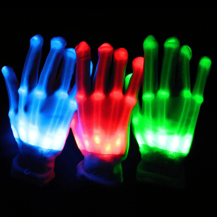 Gadget Gerbil LED Skeleton Gloves