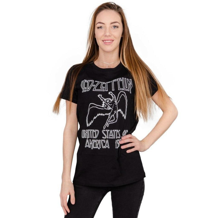 Led Zeppelin 1977 American Tour Juniors T-shirt-tvso