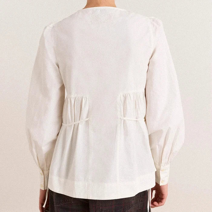 Lettie Blouse in White