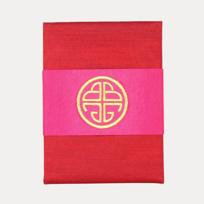 Limited Edition Cranberry Red Silk Holiday Box | BuDhaGirl