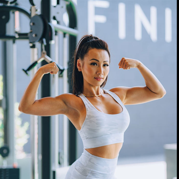 Limitless Elevate Bra (Snow Camo)