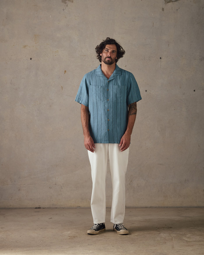 Linen Stripe Shirt