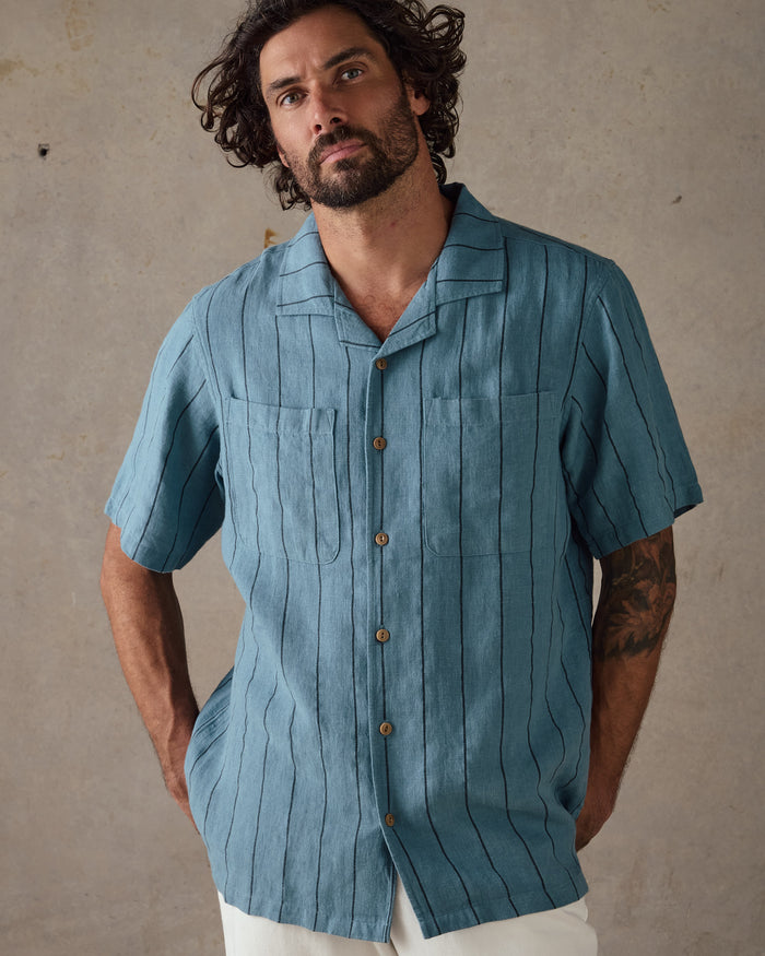 Linen Stripe Shirt