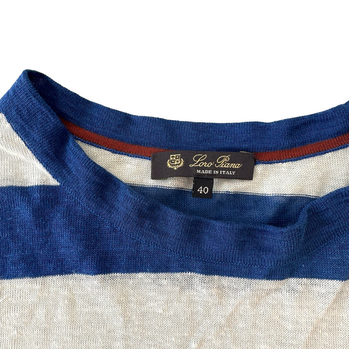 Linen Striped T-Shirt - M/L