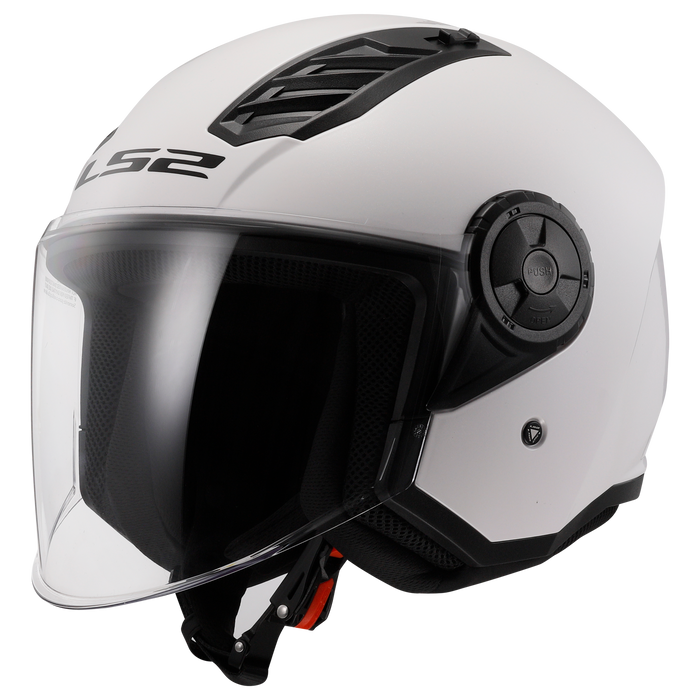 LS2 OF616 Airflow II Solid Gloss White