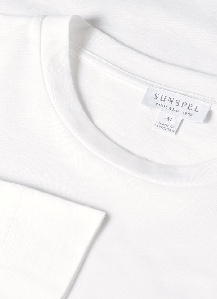 Men's Long Sleeve Riviera T-shirt in White