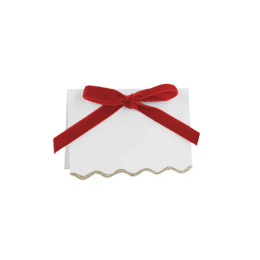 Meri Meri Velvet Bow Place Cards