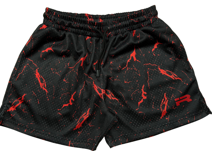 Mesh Shorts (Black/Red)