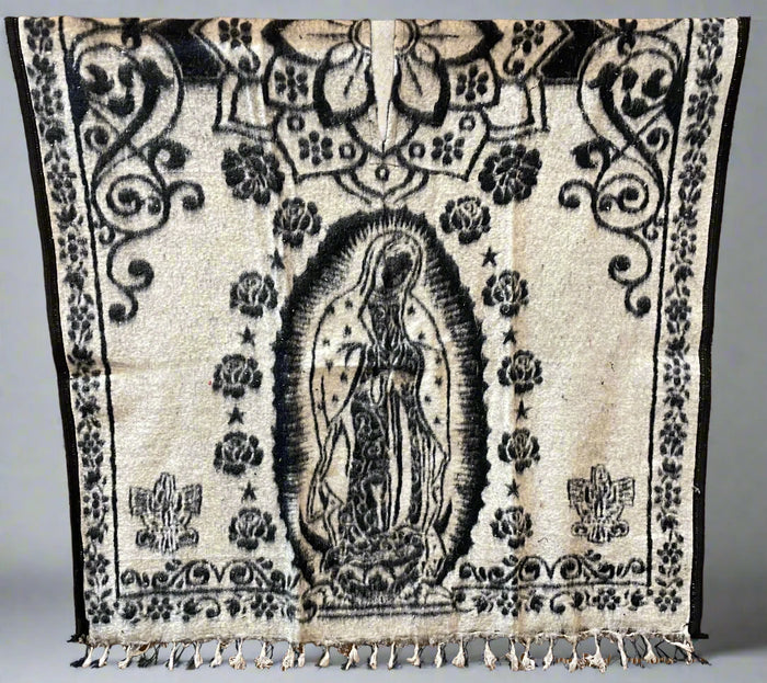Mexican Poncho Our Lady of Guadalupe GA011