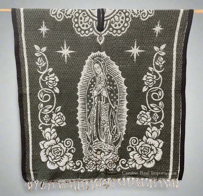 Mexican Poncho  Our Lady of Guadalupe Gaban GA020