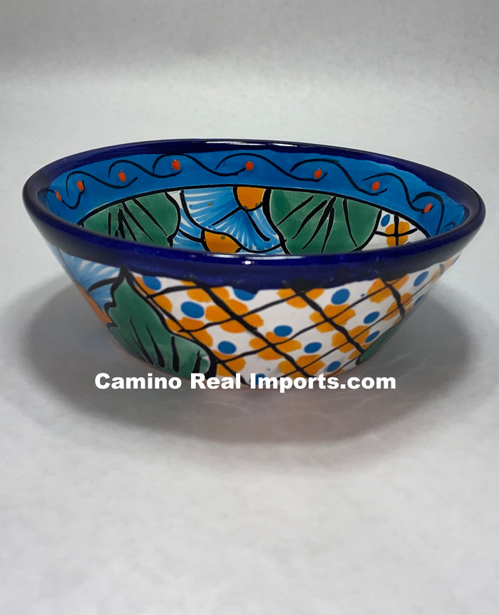 Mexican Talavera Pottery Bowl Plate 7" TPBPZ0011