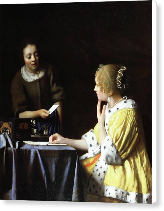 Mistress and Maid - Canvas Print