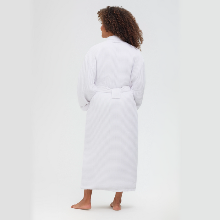 Monarch Cypress Square Waffle Lined in Terry Shawl Collar Robe