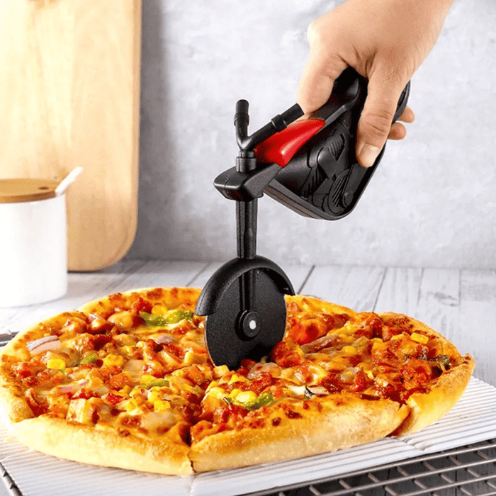 Gadget Gerbil Motorcycle Pizza Cutter