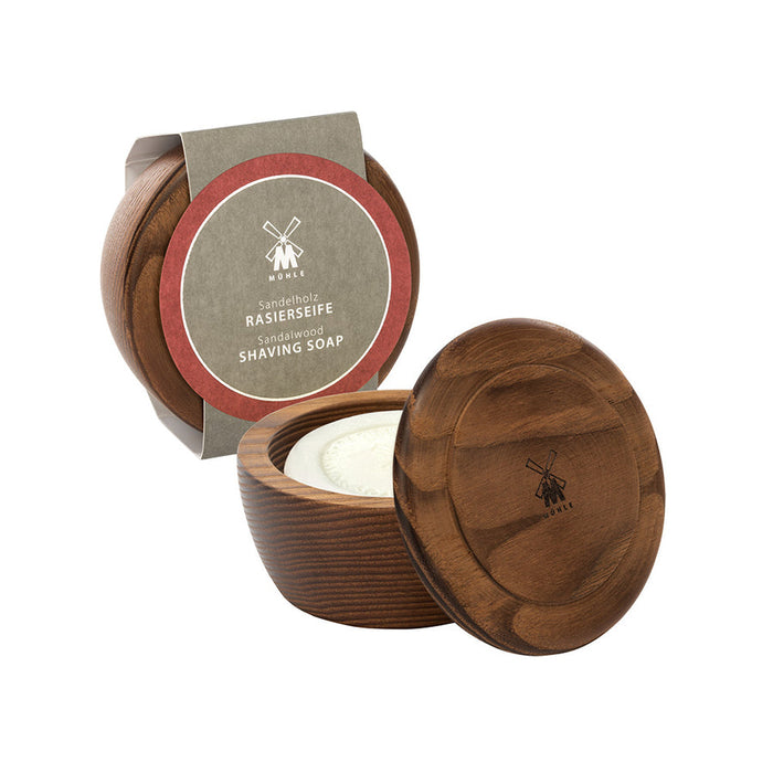 Muhle Shaving Soap in Steamed  Ash Bowl Sandalwood 2.3 oz