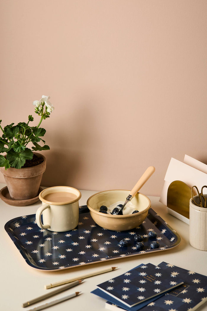 Navy Star Medium Tray | Wanderlust Paper Co