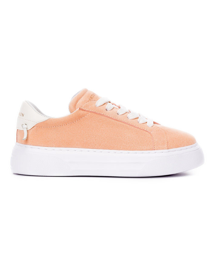 Node High Street Women's Salmon Sneakers Suede Edition