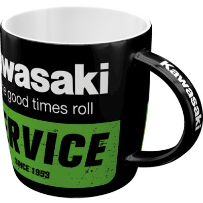 Nostalgic Art Ceramic Mug 330ml Kawasaki Let The Good Times Roll