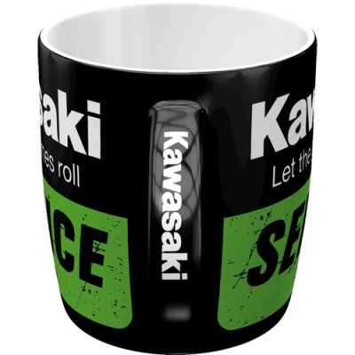 Nostalgic Art Ceramic Mug 330ml Kawasaki Let The Good Times Roll