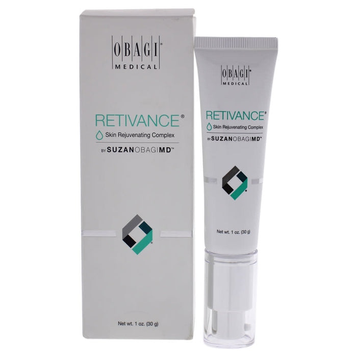 Obagi Medical Retivance Skin Rejuvenating Complex packaging and tube on a white background
