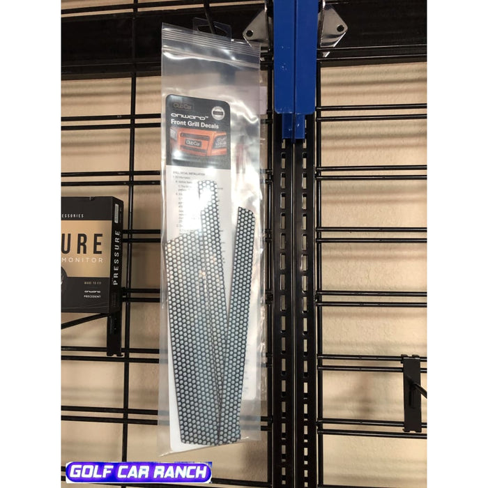 Onward Grill Decal Inserts Graphite CLUB CAR ONWARD DECAL INSERTS