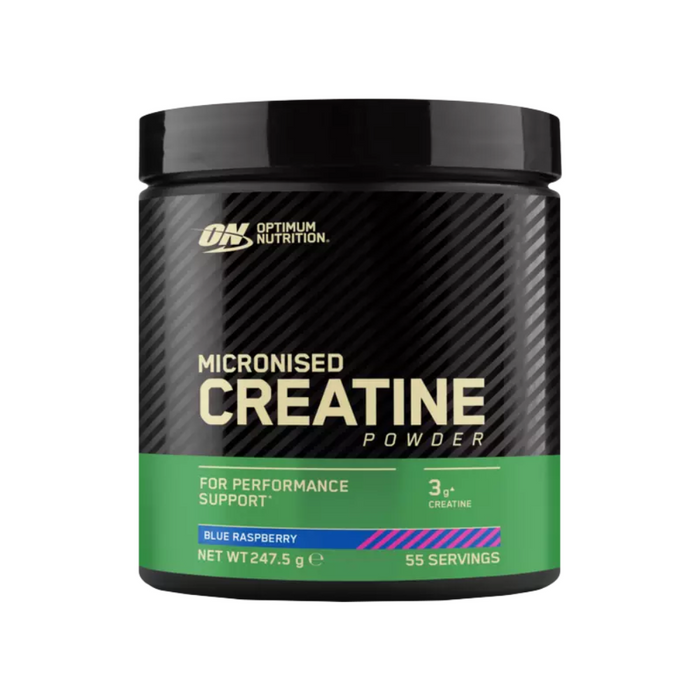 Optimum Nutrition Micronised Creatine Powder / Blue Raspberry 247.5g