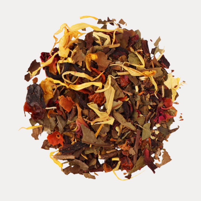 a pile of dried leaves