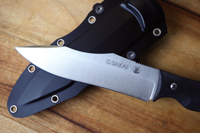 Outdoor Knife - MAGNUM-G Fixed VG1 Steel with G-10 Handle (Belt Clip Sheath Included)