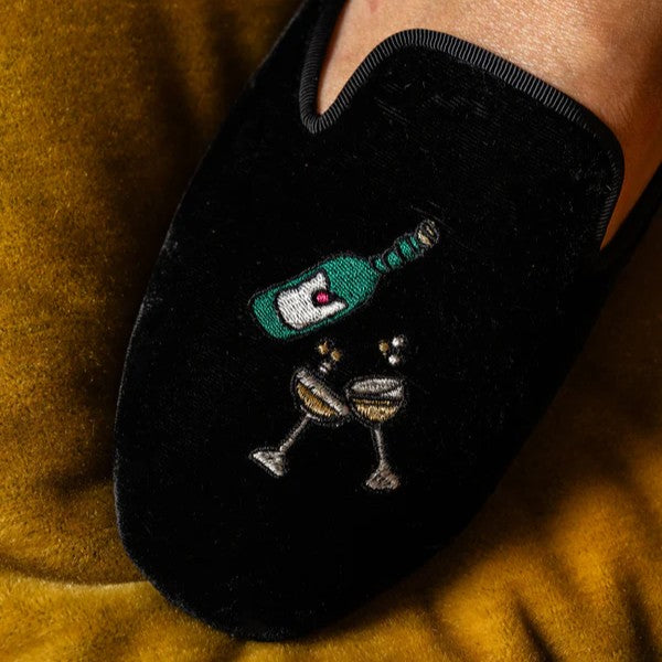 Patricia Green Champagne Slippers