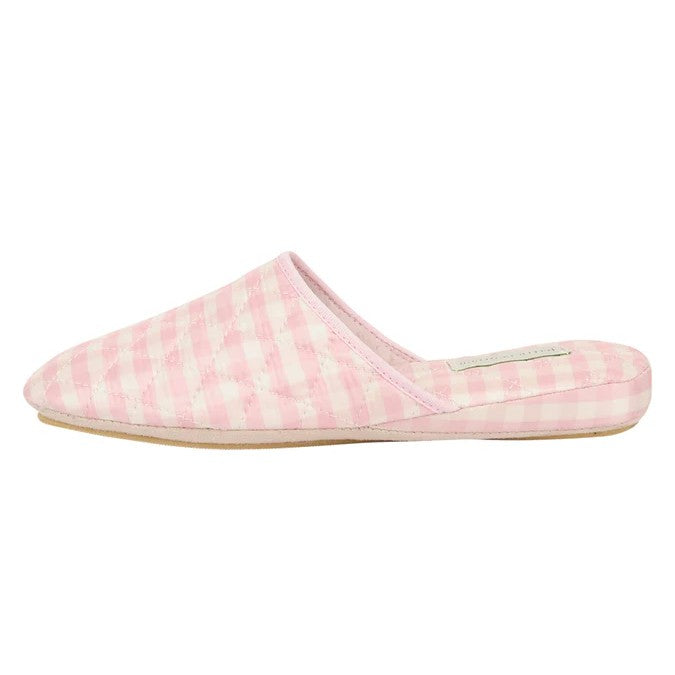 Patricia Green Sari Silk Check Slipper