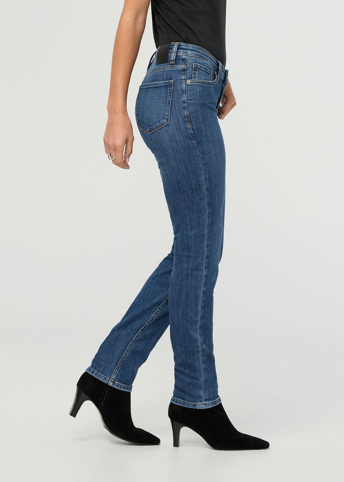 Women's Relaxed Fit Classic Stone Stretch Jeans side