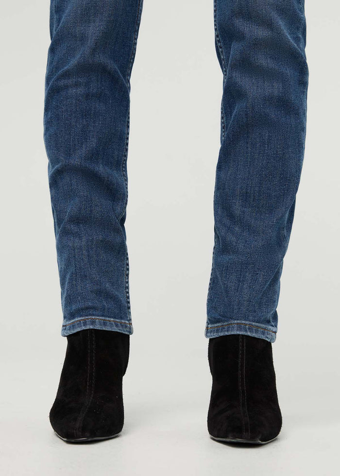 Women's Relaxed Fit Classic Stone Stretch Jeans ankle