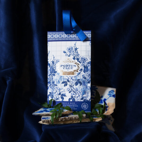 Portus Cale Gold & Blue Fragrant Sachet