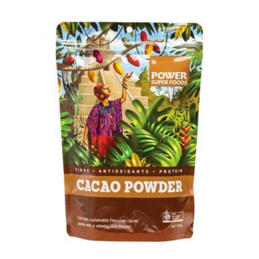 POWER SUPER FOODS Organic Cacao Powder - 250g - L'Organic