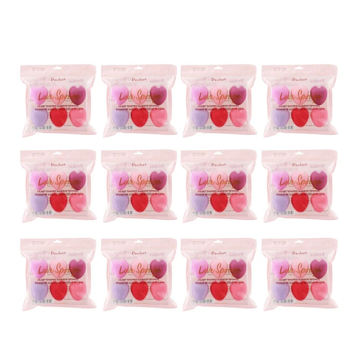 Prolux - Love Sponge: Heart Shaped Makeup Sponges