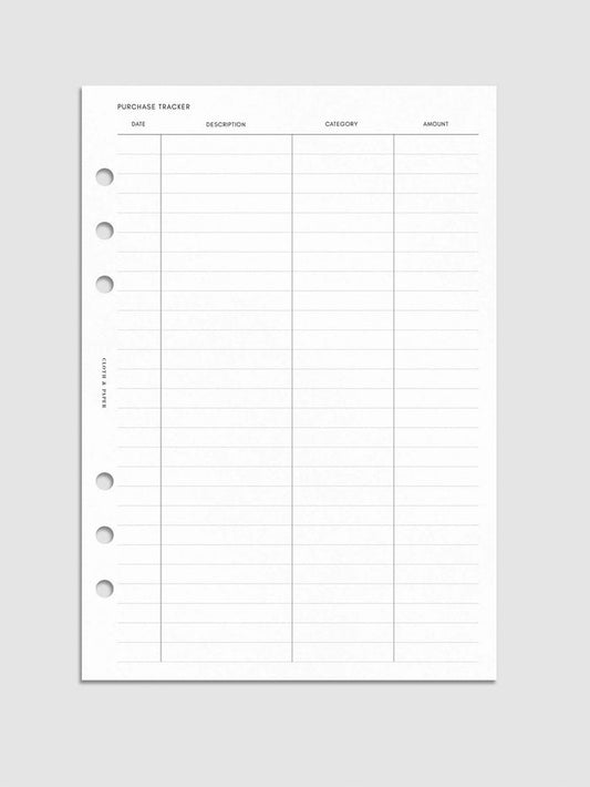 Digital mockup of inserts in A5.