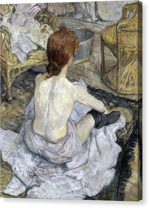 Rousse - La toilette - Canvas Print