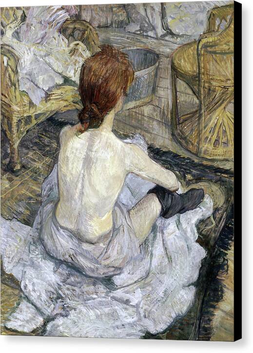 Rousse - La toilette - Canvas Print