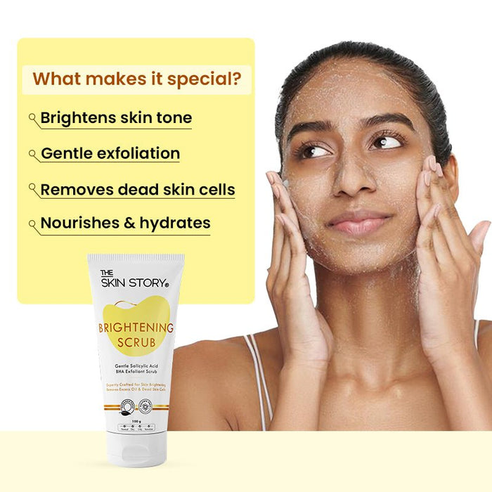 Salicylic Acid BHA Brightening Scrub - The Skin Story - Scrub