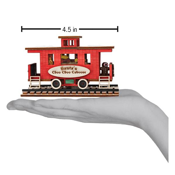 Santa's Choo Choo Caboose Ornament