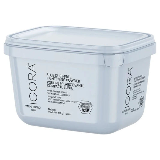 Schwarzkopf Igora Vario Blond Plus Blue Powder Lightener 450g - Lashmer