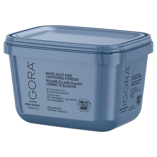 Schwarzkopf Igora Vario Blond Super Plus White Powder Lightener 450g - Lashmer