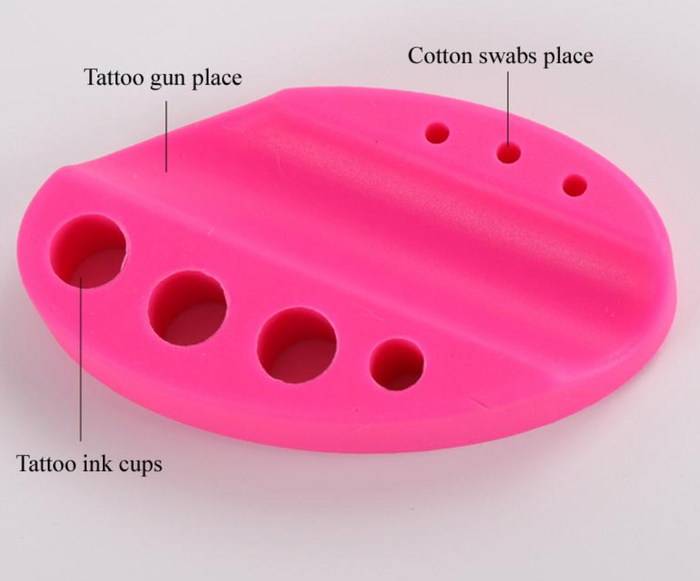 Silicone pigment cup holder - Pink
