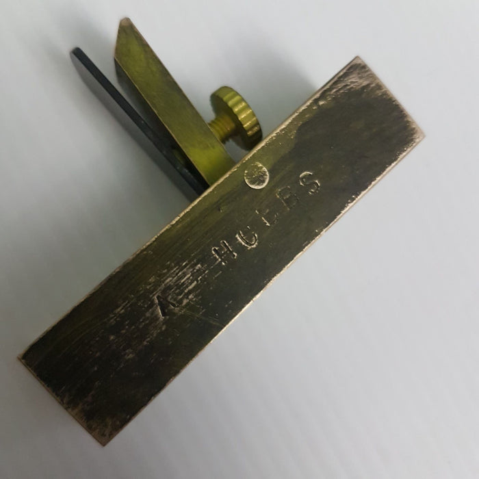 small brass woodworking planes set