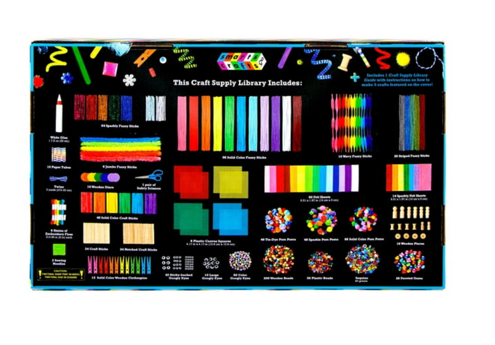 Smarts & Crafts Art & Craft Kit 1057 Pcs., E-5