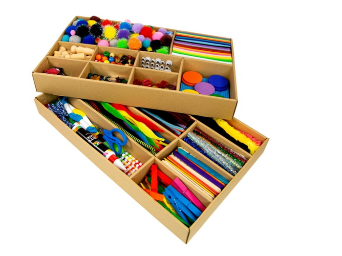 Smarts & Crafts Art & Craft Kit 1057 Pcs., E-5