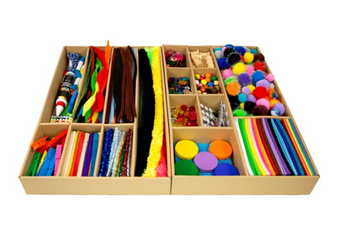 Smarts & Crafts Art & Craft Kit 1057 Pcs., E-5