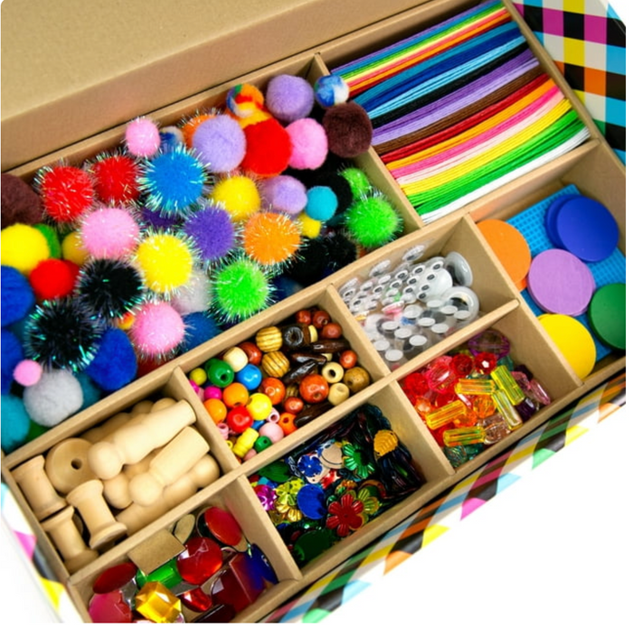 Smarts & Crafts Art & Craft Kit 1057 Pcs., E-5